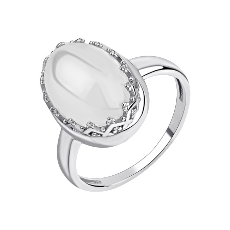 Купить оптом кольцо из серебра с лунным камнем 1340931963 от Krasnoe