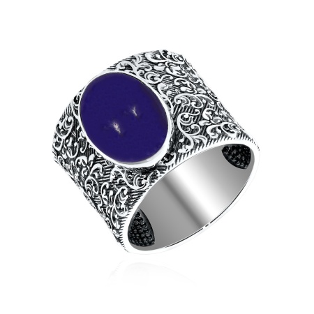 Купить оптом кольцо из серебра с агатом 1310391371-80 от Krasnoe