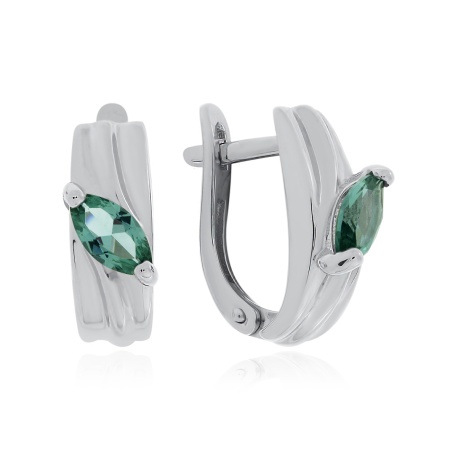 Купить оптом серьги из серебра с ситаллами 2340881673-78 от Krasnoe