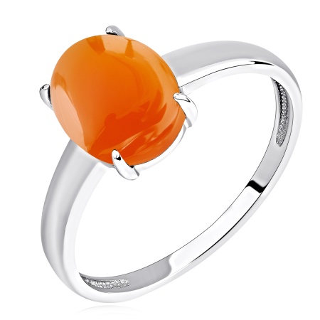 Купить оптом кольцо из серебра с халцедоном 1340601834-40 от Krasnoe