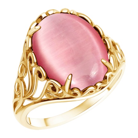 Купить оптом кольцо из серебра с кошачий глазом 1320265712-30 от Krasnoe