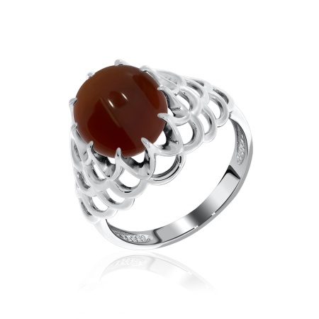 Купить оптом кольцо из серебра с агатом 1340391541-40 от Krasnoe