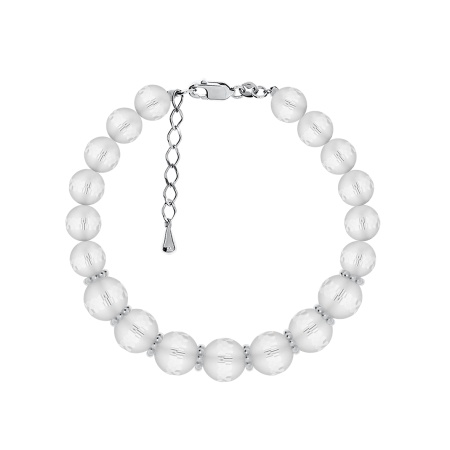 Купить оптом браслет из серебра с хрусталём 4340526462-18 от Krasnoe