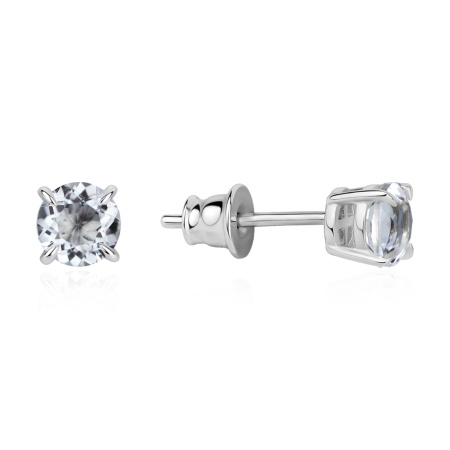 Купить оптом пусеты из серебра с хрусталём 2340525616 от Krasnoe