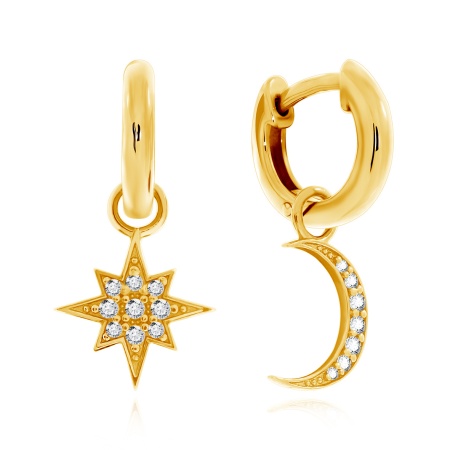 Купить оптом серьги из серебра с фианитами 2318204810л от Krasnoe