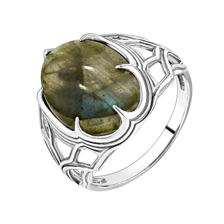 Купить оптом кольцо из серебра с лабрадоритом 1310Л05175 от Krasnoe