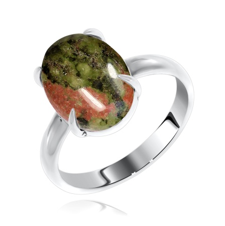 Купить оптом кольцо из серебра с яшмой 1340302314 от Krasnoe