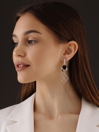 Купить оптом серьги из серебра с агатами 2340391520-20 от Krasnoe