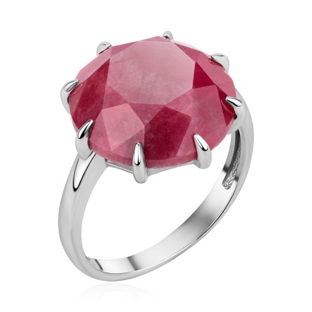 Купить оптом кольцо из серебра с родонитом 1340456338 от Krasnoe