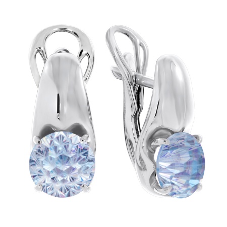 Купить оптом серьги из серебра с фианитами 2340201115-79 от Krasnoe