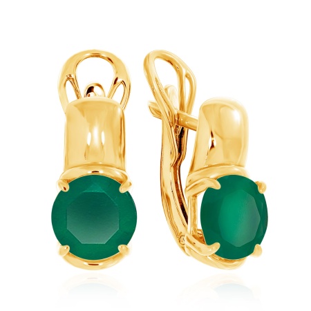 Купить оптом серьги из серебра с агатами 2318391117-60 от Krasnoe