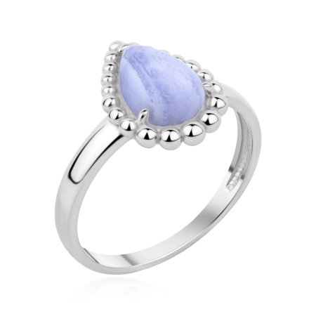 Купить оптом кольцо из серебра с агатом 1340396643-84 от Krasnoe