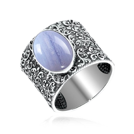 Купить оптом кольцо из серебра с агатом 1310391371-84 от Krasnoe