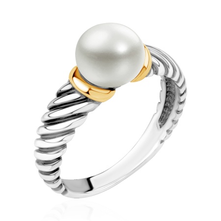 Купить оптом кольцо из серебра с жемчугом 1317051887 от Krasnoe