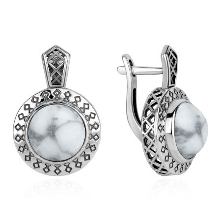 Оптом серьги из серебра с кахолонгом 2340К05895 цена от Krasnoe Купить оптом серьги из серебра с кахолонгом 2340К05895 от Krasnoe