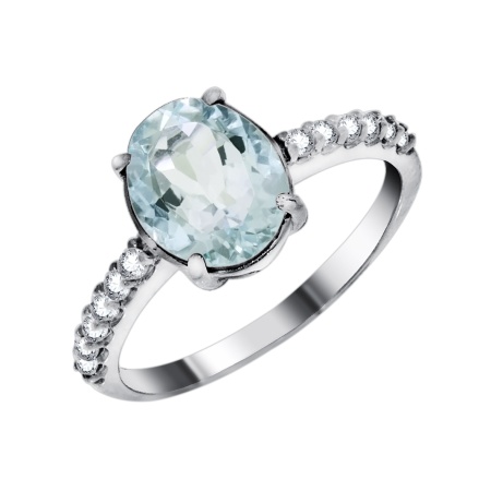 Купить оптом кольцо из серебра с фианитами 1340200185-79 от Krasnoe