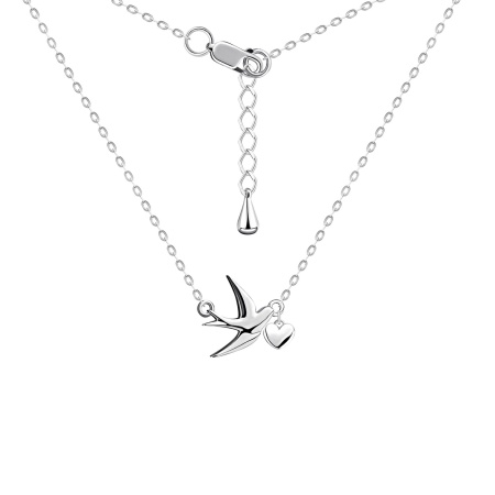 Купить оптом колье из серебра без вставок 8340404872-3-40 от Krasnoe