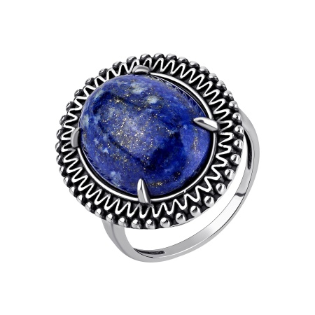 Купить оптом кольцо из серебра с лазуритом 1310471857 от Krasnoe