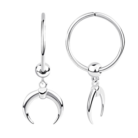 Купить оптом серьги из серебра без вставок 2340404778 от Krasnoe