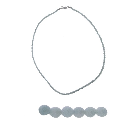 Купить оптом бусы из серебра с амазонитами 8340576038-40 от Krasnoe