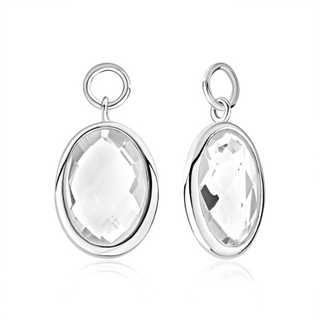 Купить оптом подвеска из серебра с хрусталём 3340524321 от Krasnoe