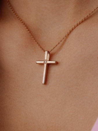 Купить оптом подвеска из серебра с фианитом 3320204683 от Krasnoe