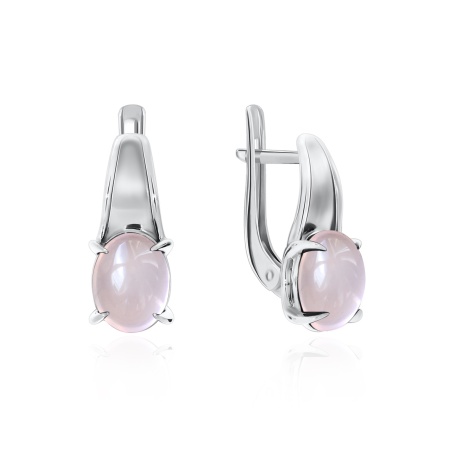 Купить оптом серьги из серебра с кварцем 2340100370-30 от Krasnoe