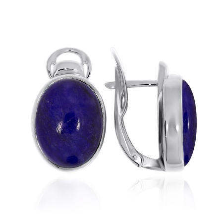 Купить оптом серьги из серебра с агатами 2340390932-80 от Krasnoe