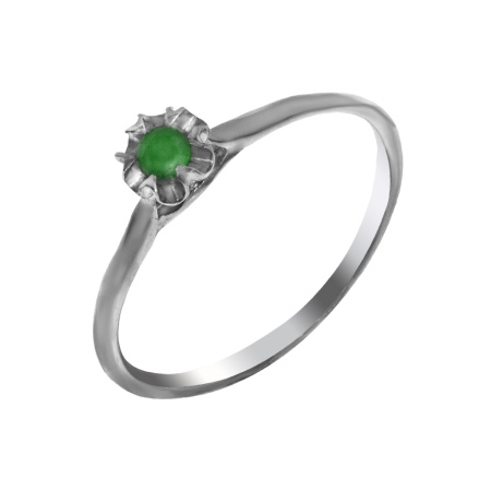 Купить оптом кольцо из серебра с бериллом 1340010136 от Krasnoe