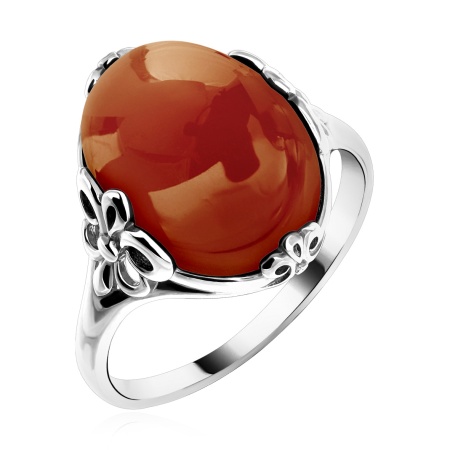 Купить оптом кольцо из серебра с агатом 1340395141-40 от Krasnoe