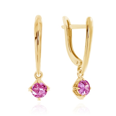 Купить оптом серьги из серебра с топазами 2320070018-2-30 от Krasnoe