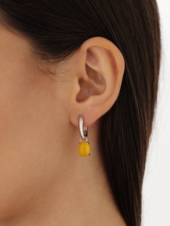 Купить оптом серьги из серебра с агатами 2340390901-50 от Krasnoe