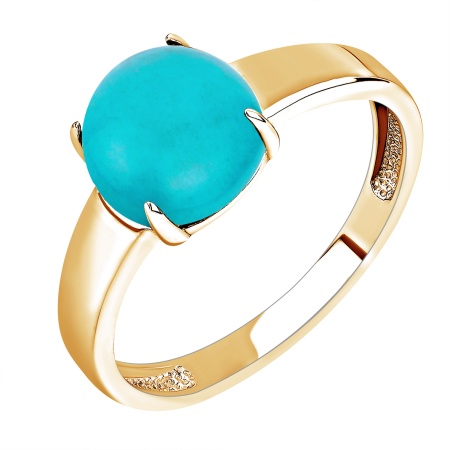 Купить оптом кольцо из серебра с бирюзой 1320311862 от Krasnoe