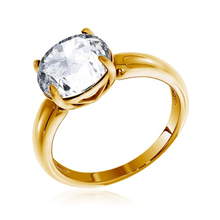 Купить оптом кольцо из серебра с фианитом 1320200045 от Krasnoe