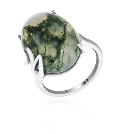Купить оптом кольцо из серебра с агатом 1340394259 от Krasnoe