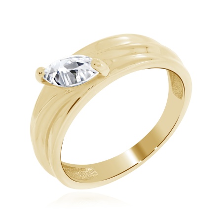 Купить оптом кольцо из серебра с фианитом 1320201673 от Krasnoe