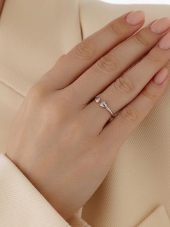 Купить оптом кольцо из серебра без вставок 1340401738 от Krasnoe