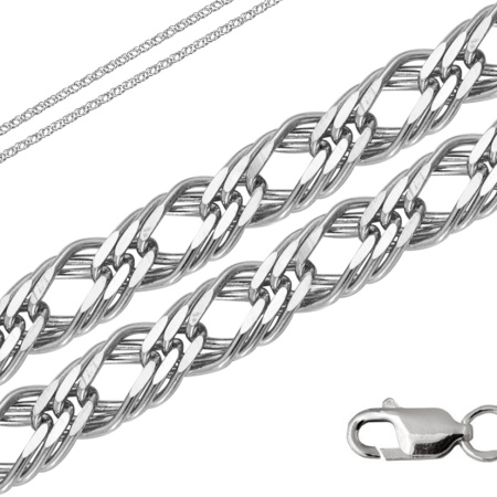 Купить оптом цепь из серебра без вставок 365705521065 от Krasnoe