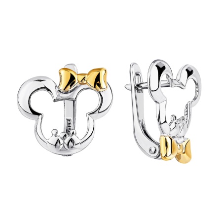 Купить оптом серьги из серебра без вставок 2350405223 от Krasnoe