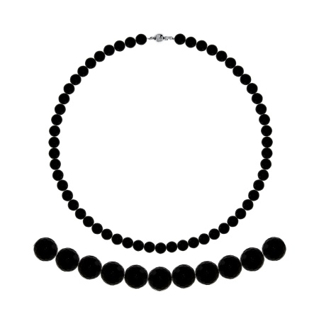 Купить оптом бусы из серебра с агатами 8340396088-50-20 от Krasnoe