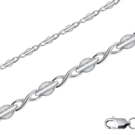 Купить оптом браслет из серебра без вставок 4340400276-17 от Krasnoe