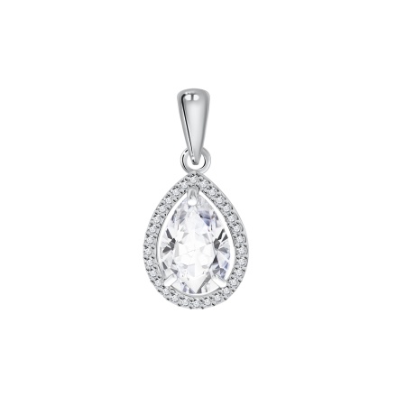 Купить оптом подвеска из серебра с фианитами 3340203625л от Krasnoe