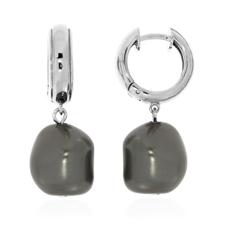 Купить оптом серьги из серебра с жемчугами 2340241283-21 от Krasnoe