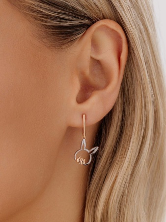 Купить оптом серьги из серебра без вставок 2329405211 от Krasnoe