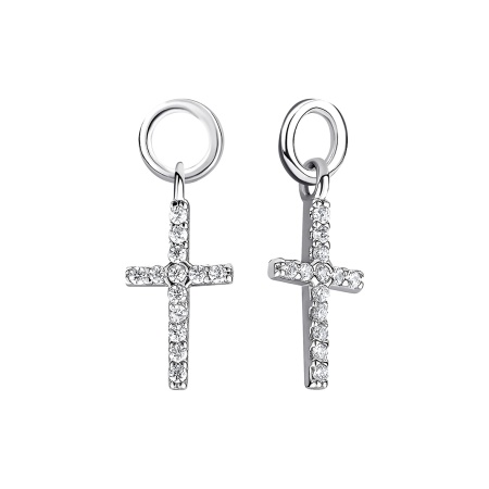 Купить оптом подвеска из серебра с фианитами 3340204848л от Krasnoe