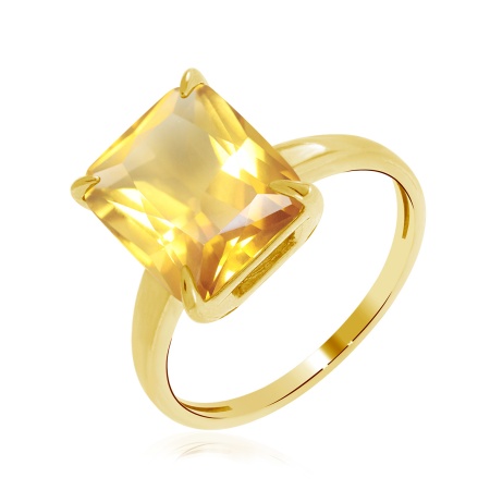 Купить оптом кольцо из серебра с цитрином 1318111787 от Krasnoe