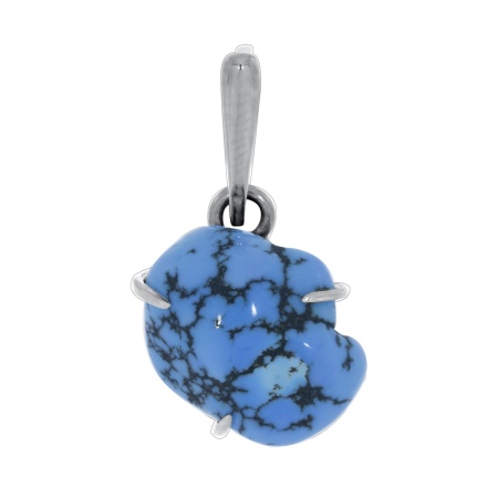 Купить оптом подвеска из серебра с бирюзаом 3340314228 от Krasnoe