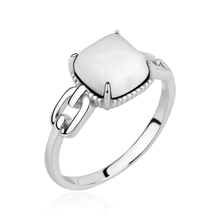 Купить оптом кольцо из серебра с агатом 1340395738-10 от Krasnoe