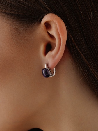 Купить оптом подвеска из серебра с чароитом 3340465041 от Krasnoe