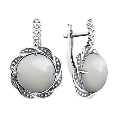 Купить оптом серьги из серебра с перламутрами 2310491998 от Krasnoe